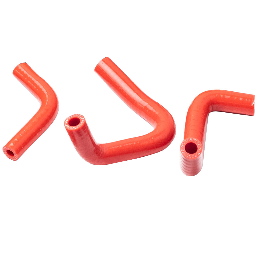 Red Silicone Radiator Hose Kit compatible for Subaru Impreza STI GDA/GDB EJ207 02-07