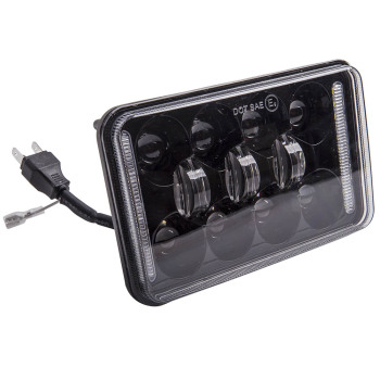 LED Headlight 4x6 H4 Work Light Square For 80 Series 60 Series H4656