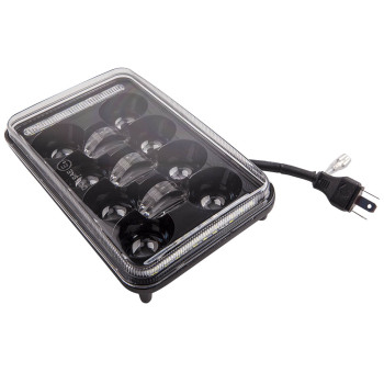 LED Headlight 4x6 H4 Work Light Square For 80 Series 60 Series H4656