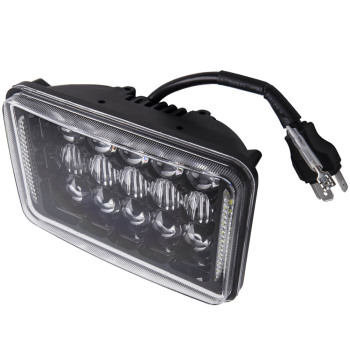 4x6 Inch LED Headlight Replacement For 60/80 Series HI/LO Sealed Beam Square H4