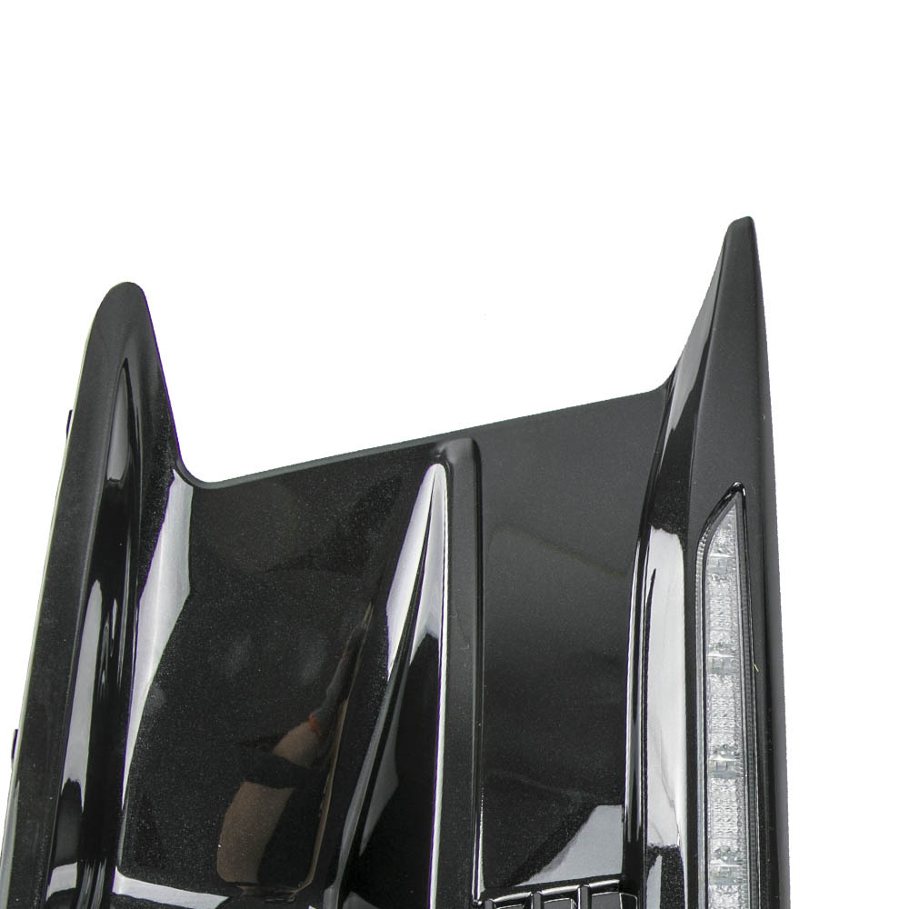 LED Fog Light Surrounds compatible for Subaru WRX STI 2018-20 compatible for White DRL Signal Replacement