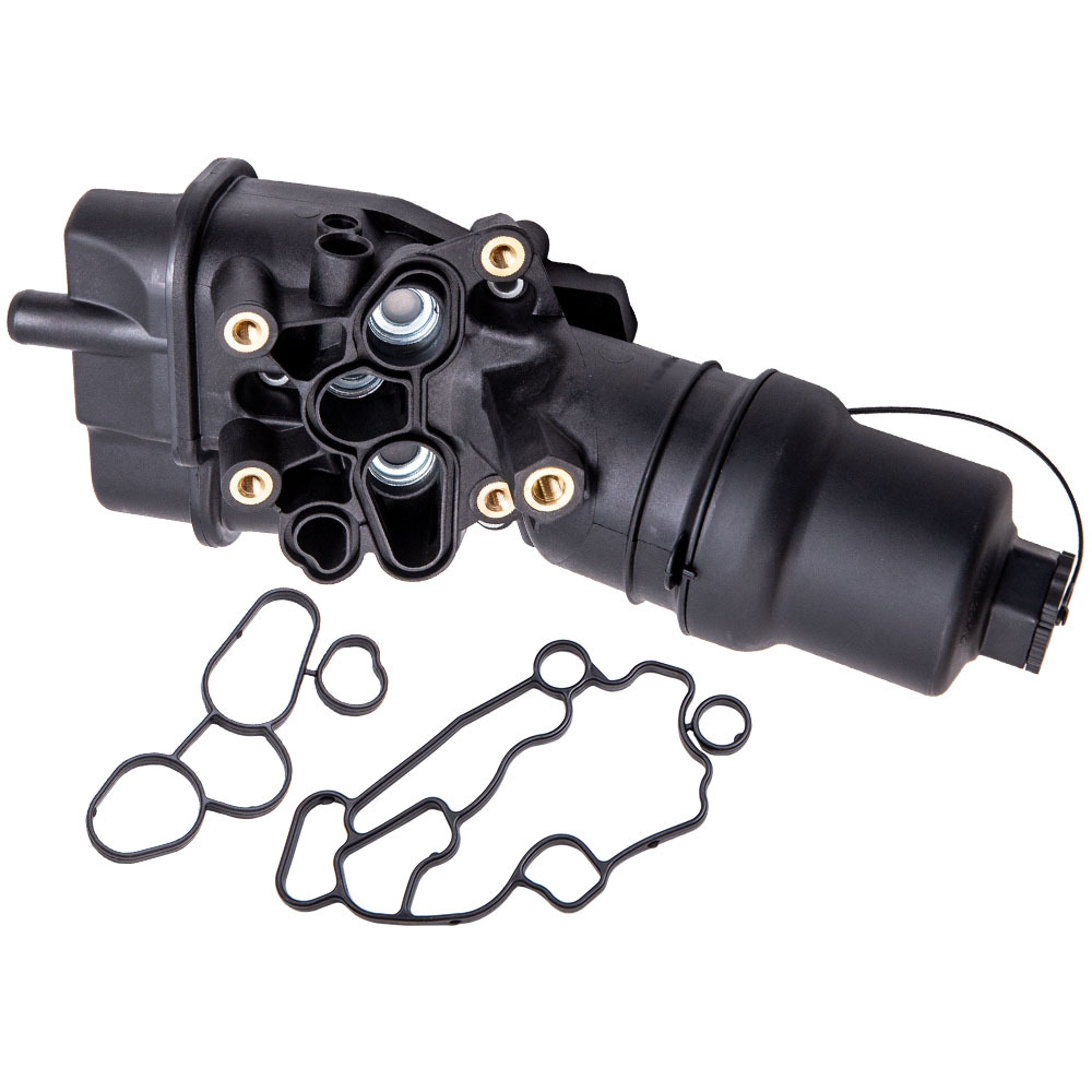 Oil Filler Housing Cap and Gasket compatible for Audi A3 8P1 8PA compatible for VW PASSAT 2.0 FSI 06D115397J