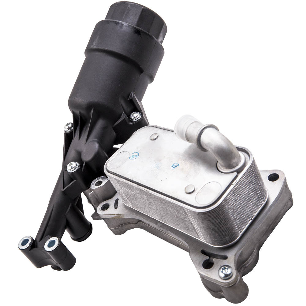 Boîtier de filtre à huile + refroidisseur d'huile moteur compatible pour Mercedes OM 651 9