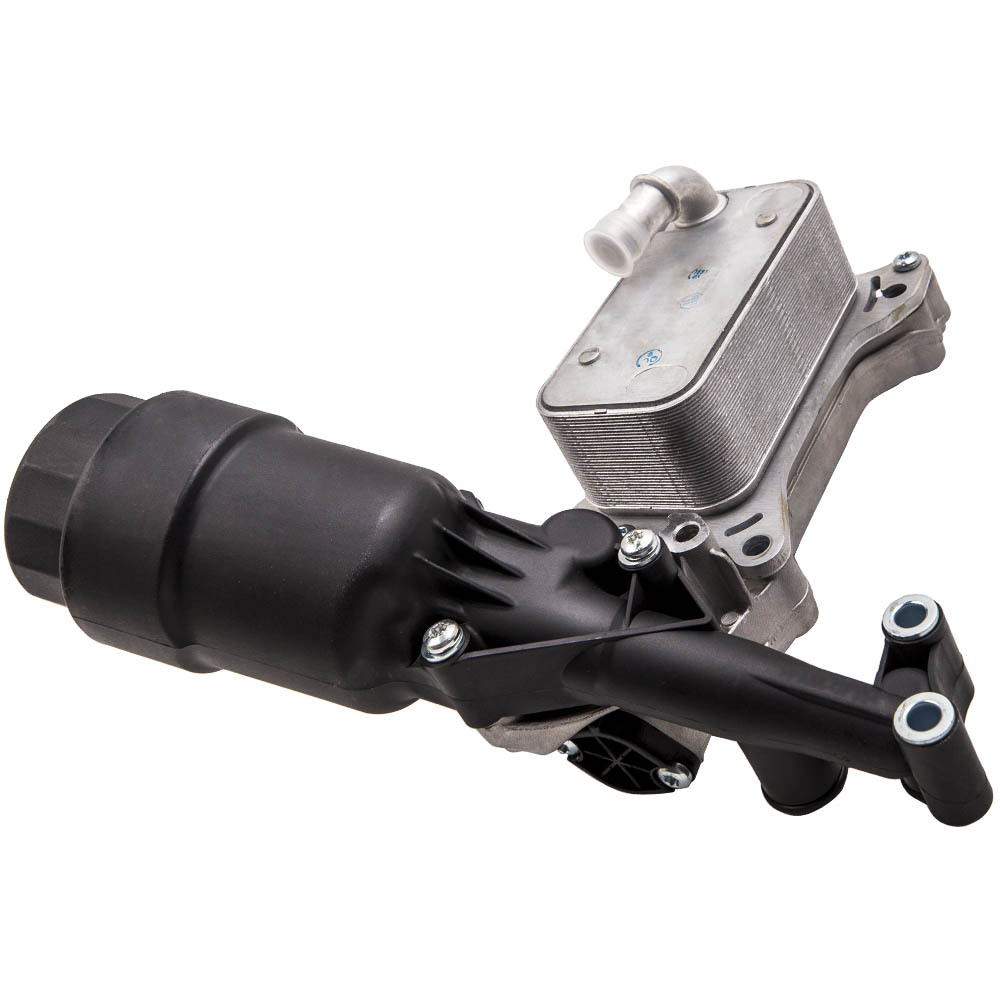 Boîtier de filtre à huile + refroidisseur d'huile moteur compatible pour Mercedes OM 651 9