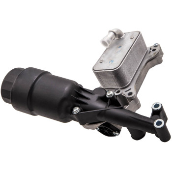 Boîtier de filtre à huile + refroidisseur d'huile moteur compatible pour Mercedes OM 651 9