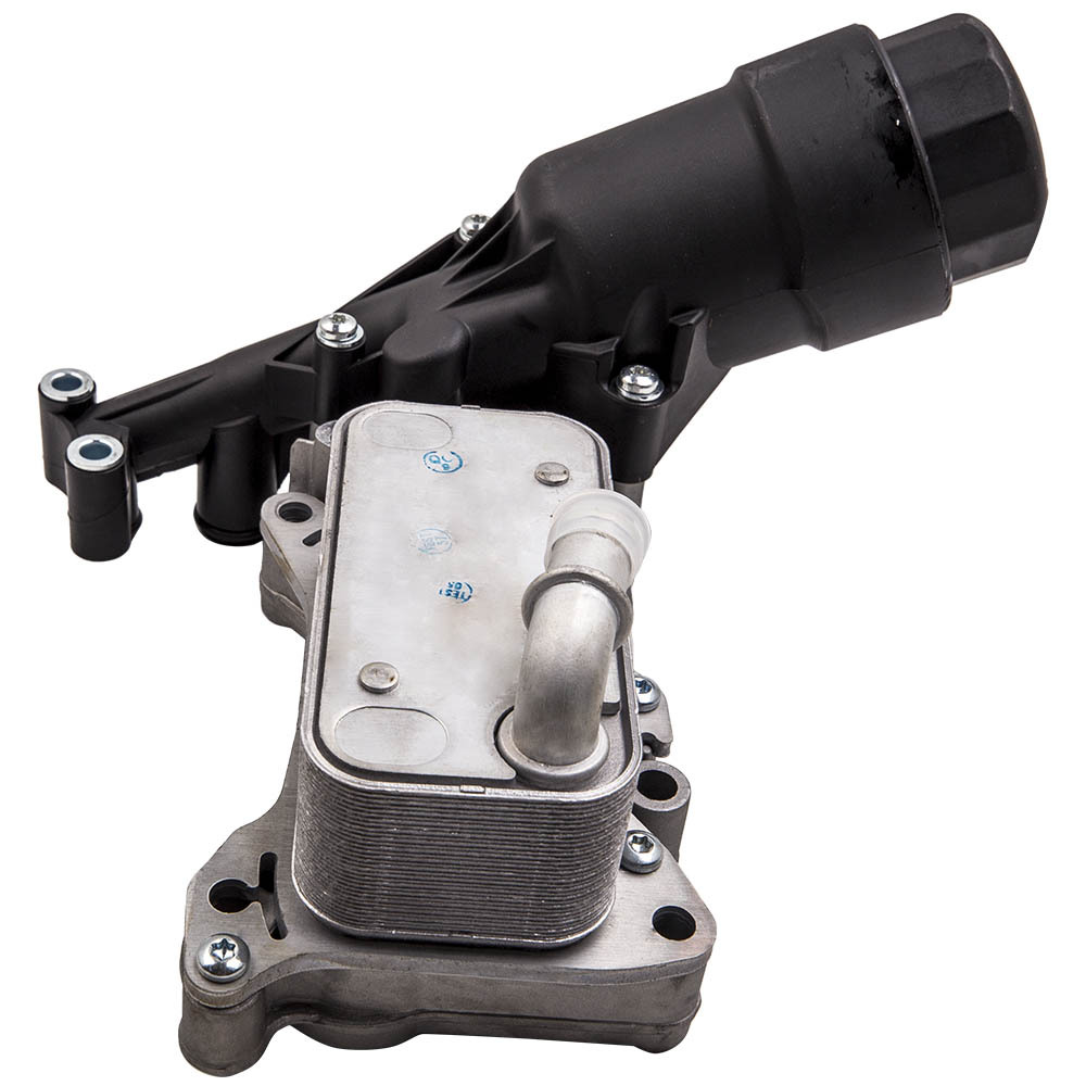 Boîtier de filtre à huile + refroidisseur d'huile moteur compatible pour Mercedes OM 651 9