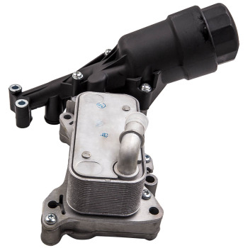 Boîtier de filtre à huile + refroidisseur d'huile moteur compatible pour Mercedes OM 651 9
