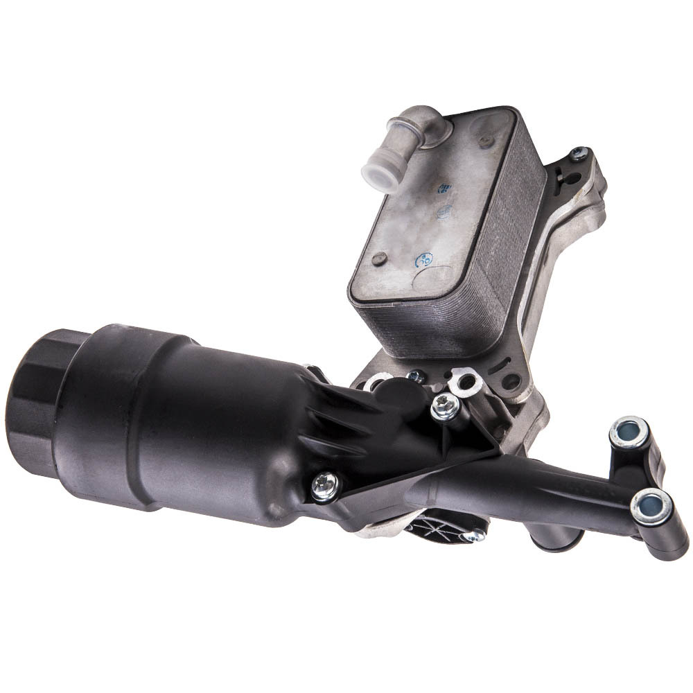 Boîtier de filtre à huile + refroidisseur d'huile moteur compatible pour Mercedes OM 651 9