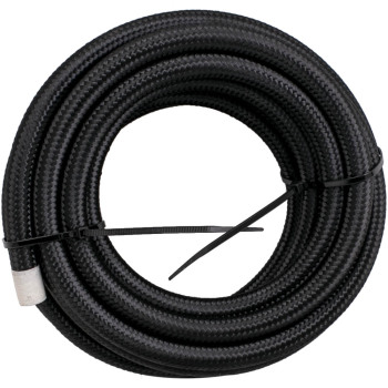 AN6 -6AN Fitting Stainless Steel Nylon Braided Oil Fuel Return Line 20FT Neuf