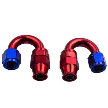 AN10 AN -10 10AN 6 Meters PTFE E85 Ethanol Oil Line Fuel Hose End Fittings Kit