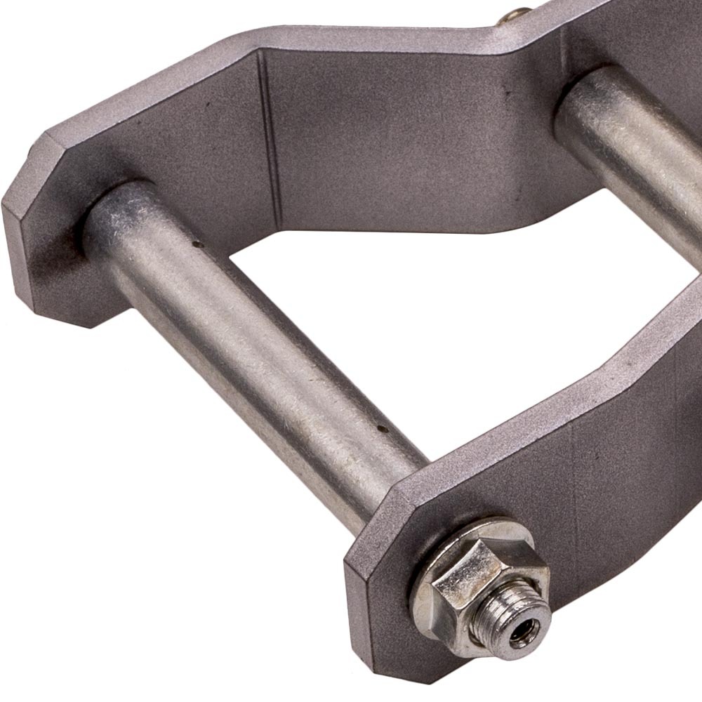 2pcs Extended Rear Shackles Shackle compatible for Ford Ranger compatible for Mazda BT50 2 Inch 45-48 mm