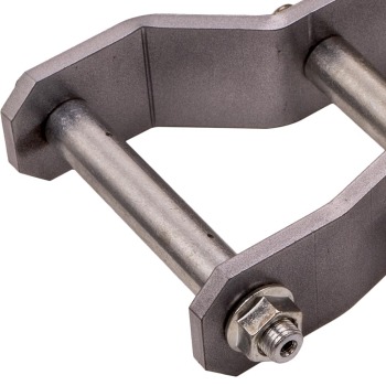 2pcs Extended Rear Shackles Shackle compatible for Ford Ranger compatible for Mazda BT50 2 Inch 45-48 mm