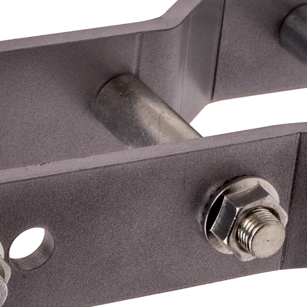 2pcs Extended Rear Shackles Shackle compatible for Ford Ranger compatible for Mazda BT50 2 Inch 45-48 mm