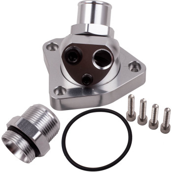 Alloggiamento del termostato a collo girevole Exoracing per adattatore compatibile per Honda serie K K20 K24