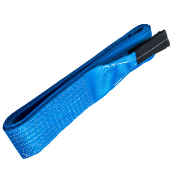 4" x 30' 20000 LBS Recovery Winch Tow Loop Strap 4x4 Rope Chain Towing Tow