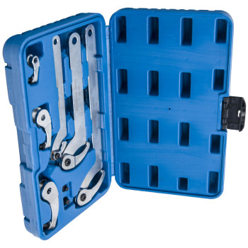 Set di kit di regolazione del dado della bici della bicicletta dellattrezzo della chiave a gancio regolabile