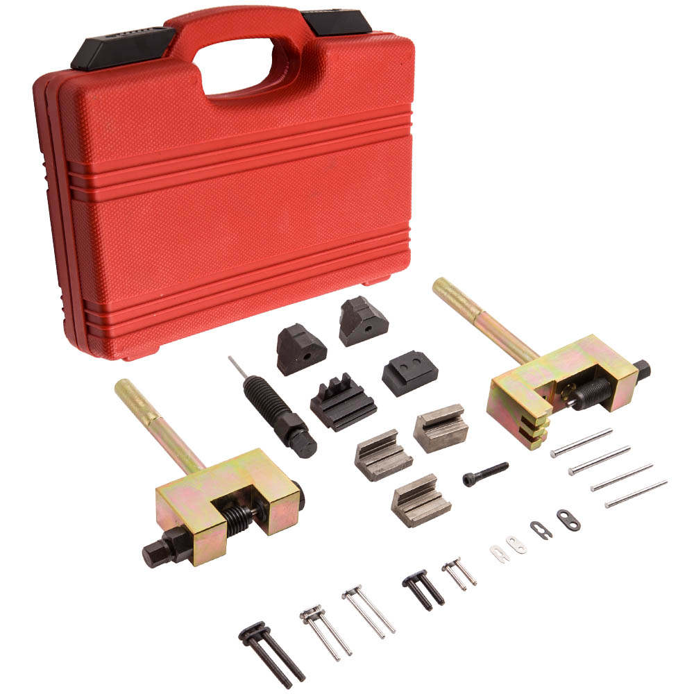 Kit de herramientas de remachado de cadena de distribución de motor diésel compatible para Mercedes-Benz M271 M272 M273