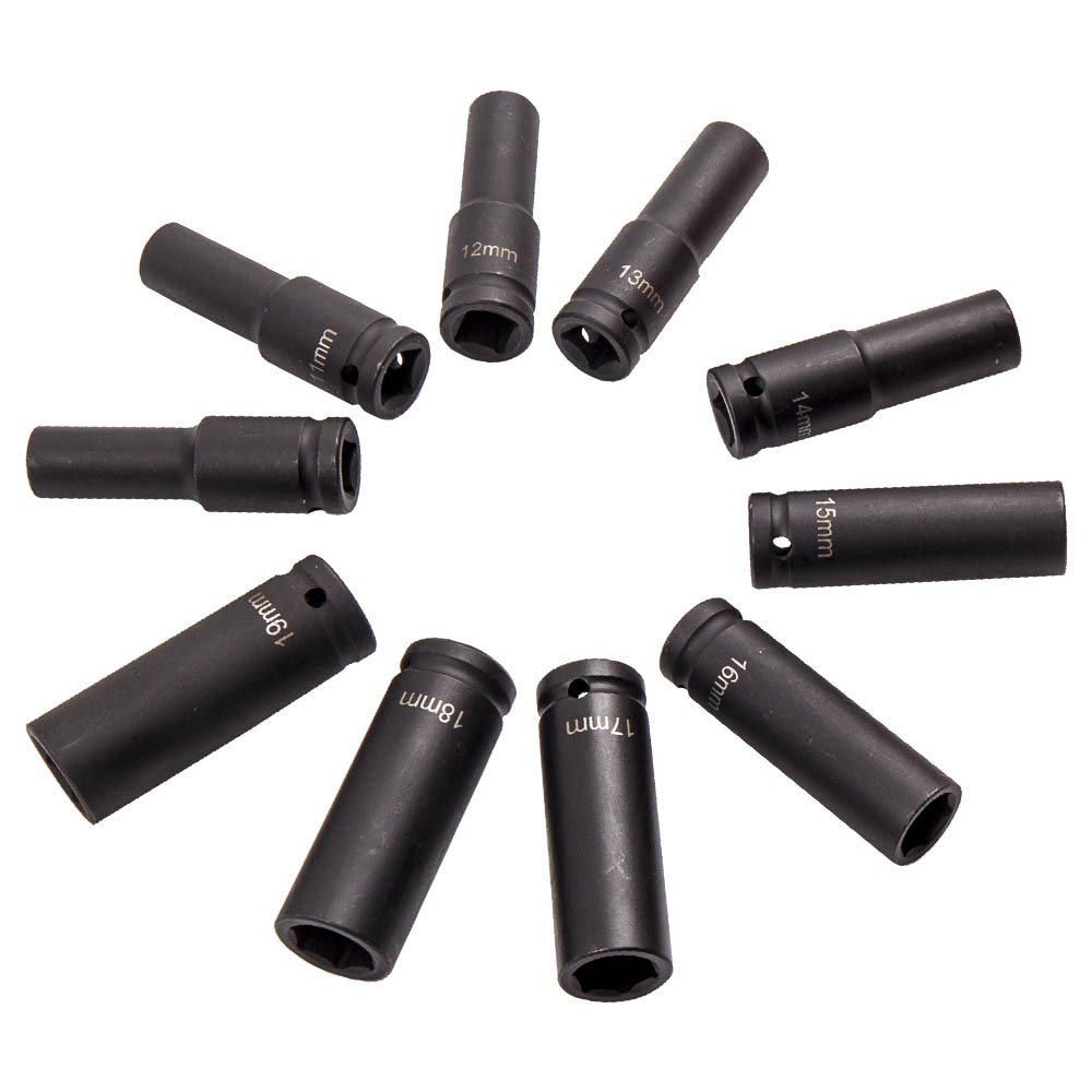 Chiave ad impulsi 1/2 dadi Dado di impatto Set di prese Impact nuts 38 78 mm