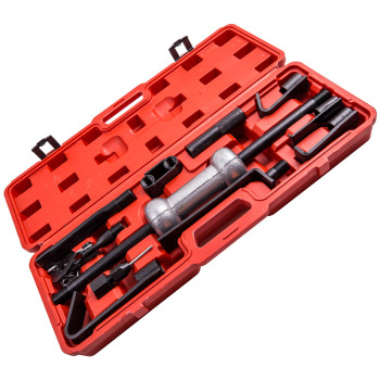 13pcs 10lb Dent Puller Slide Hammer Set Car Van Garage Tool Body Repair Kit