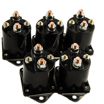 5 pezzi 36V Solenoide Per Club Car 1976-1998 compatibile per Golf Carts 8016 4 Terminali nuovo