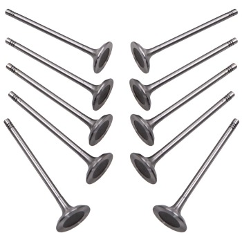 Set of 20 Intake Exhaust Valves compatible for Volvo C30 S60 S70 V40 XC60 Stem 6mm 9454607