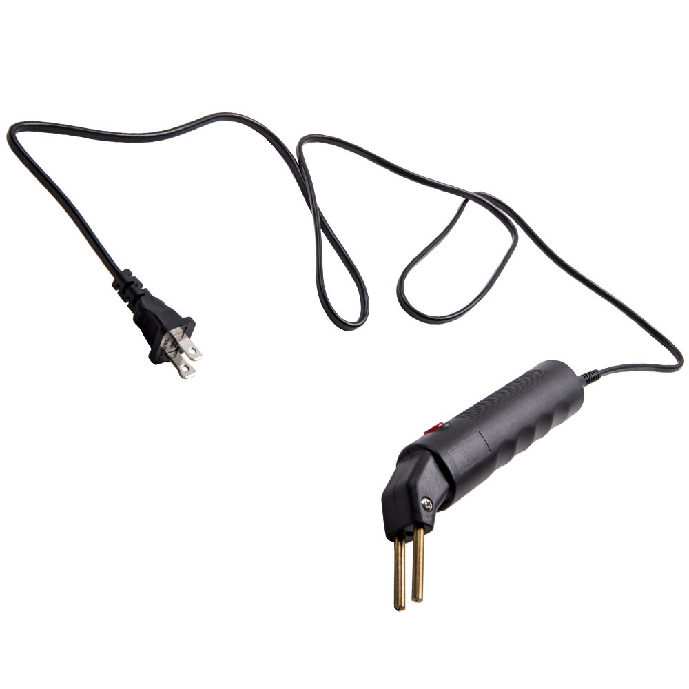 Stapler Car Bumper Fender Fairing Welder Gun Plastic Repair Kit+400 Staples New