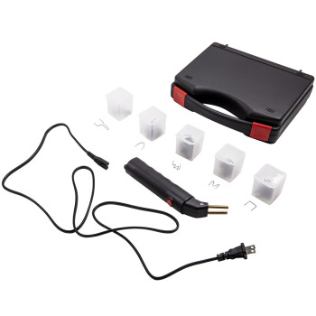 Stapler Car Bumper Fender Fairing Welder Gun Plastic Repair Kit+400 Staples New