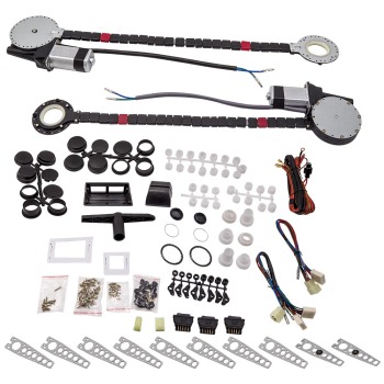 Elettrica Alzacristallo regolatore Kit per Universal 2 Doors Power window kits