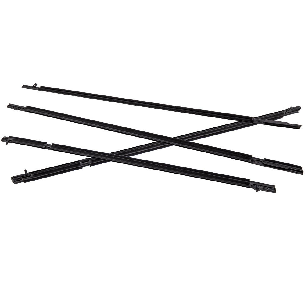 Voiture 4pcs Weatherstrip Fenêtre Moulage Trim Seal Ceinture compatible pour Honda Civic 06