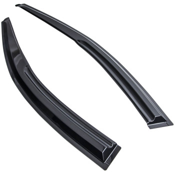 Smoke Acrylic Window Visor Sun Rain Guard Vent Shade compatible for Toyota Camry 2007-2011