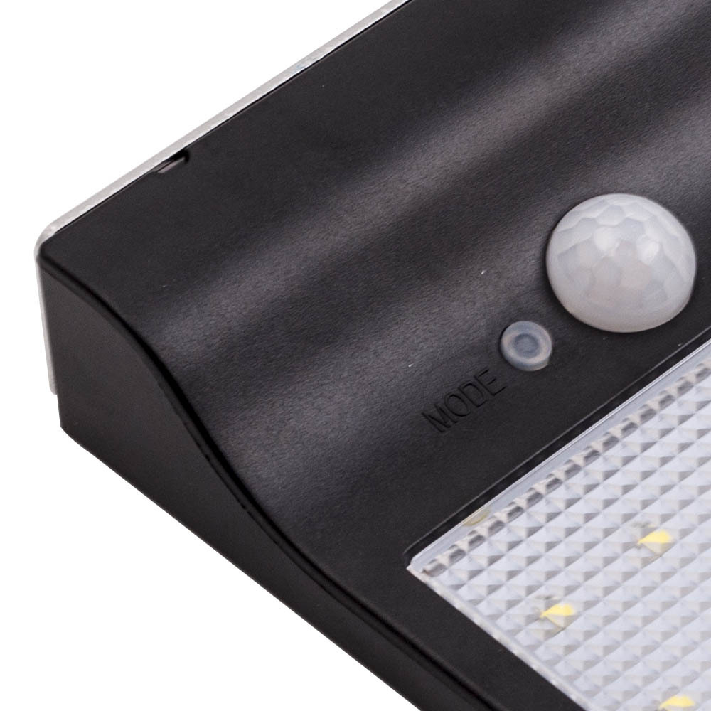 36 LED Luz solar Sensor de movimiento Wall Street Lamp IP65 Patio Path Garden Yard