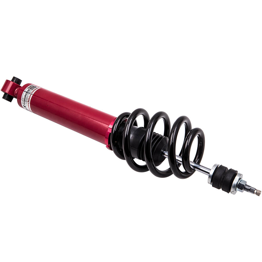 2x Adjustable Height Rear Shocks Coilover compatible for Holden Commodore VT VX VY VZ 97-06 Lowering Kit