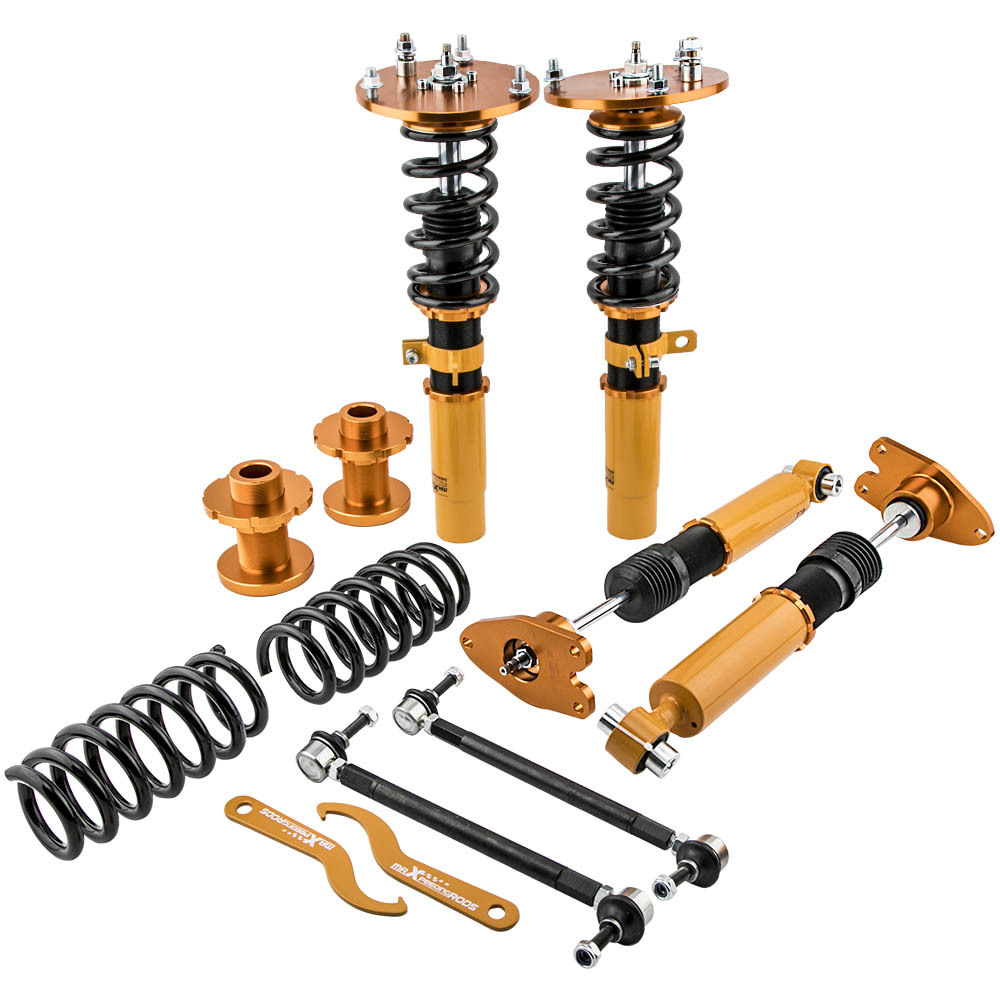 Kits de suspension combinés filetés amortisseurscompatible compatible pour BMW 3 F30 RWD Adjkit d'abaissement