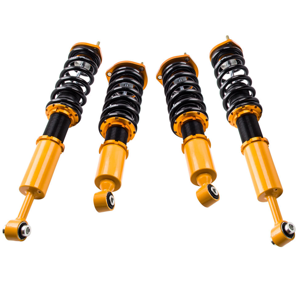 4x Kits Coilovers Suspensión Roscada Amortiguador Muelle compatible para Lexus IS300 01-05