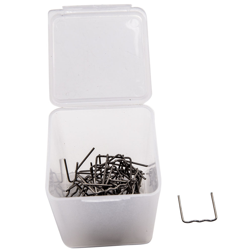 Stapler Car Bumper Fender Fairing Welder Gun Plastic Repair Kit+400 Staples New