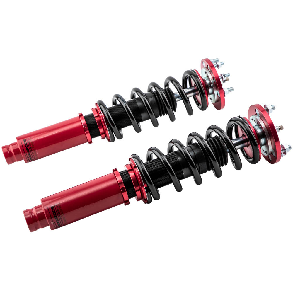 4 pcs Amortisseur combines filetés Coilover Compatible pour Honda Accord VII berline 4 portes CM4/CM5/CM6 2003-2007kit d'abaissement
