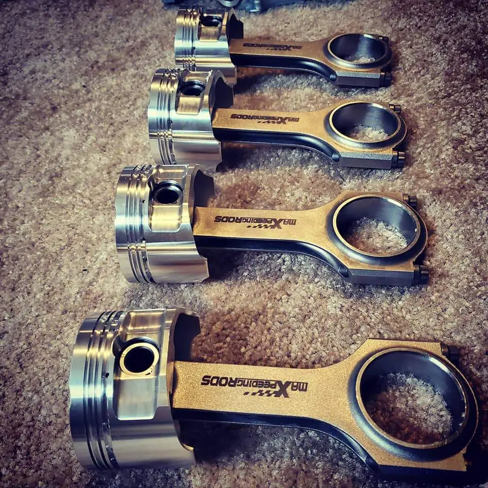 Forged Connecting Rod Rods For Honda Accord Prelude F22 Sohc 2 2 1990 1997 142mm