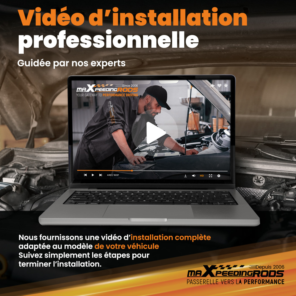 Amortisseurs combinés fileté réglables compatible pour Subaru Impreza WRX STI 2000-2004 GDB