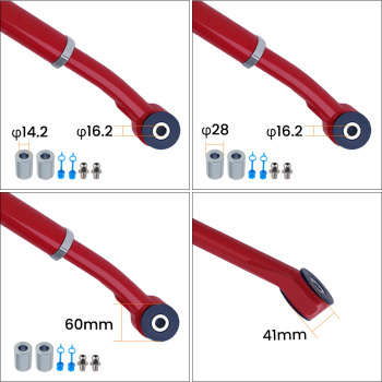 Asse Regolabile Barra Binario 2 inch-6 inch lift compatibile per Dodge Ram 2500 4x4 2003-2013