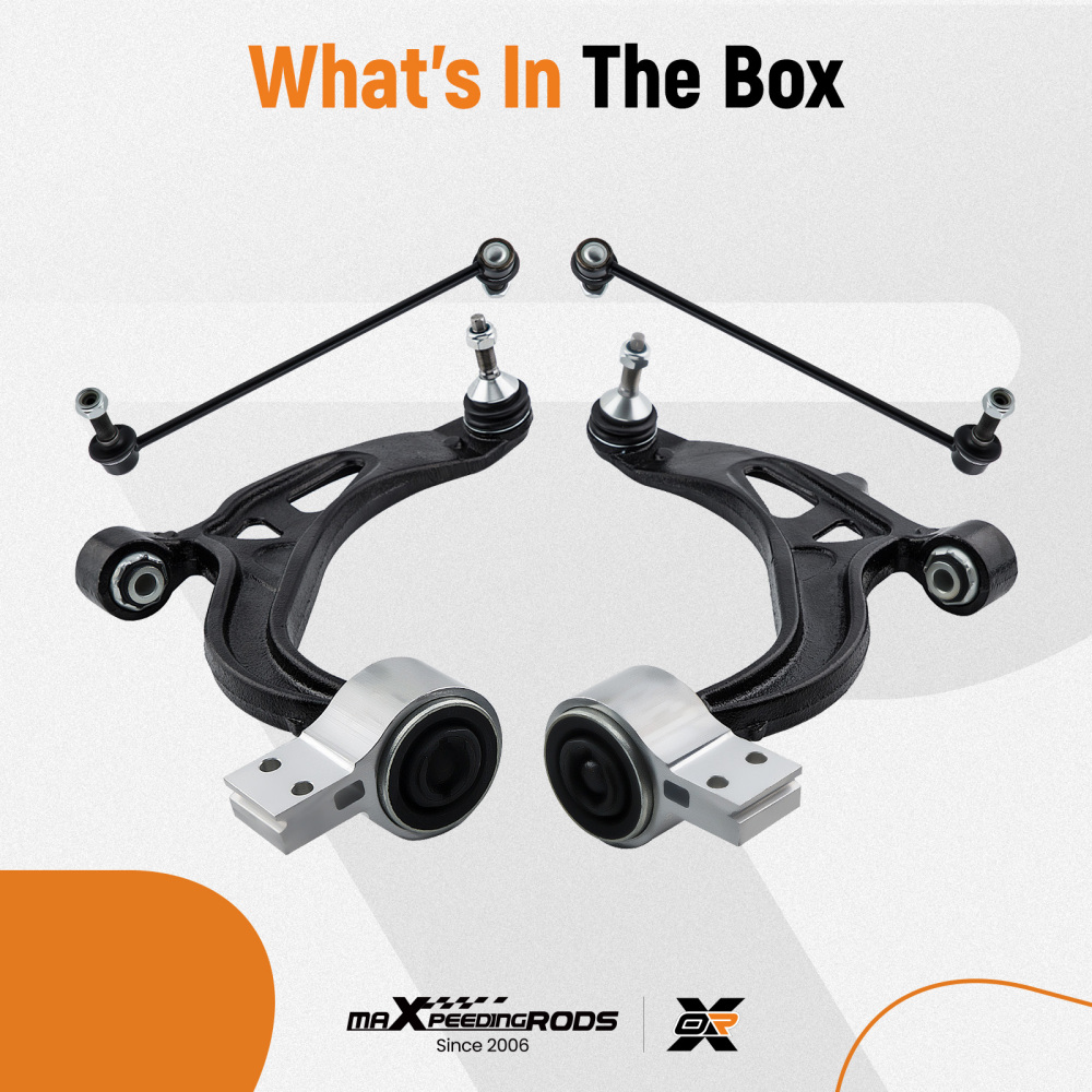 4x Front Lower Control Arm Ball Joint Sway Bar Link Kit compatible for Ford Explorer 11-17