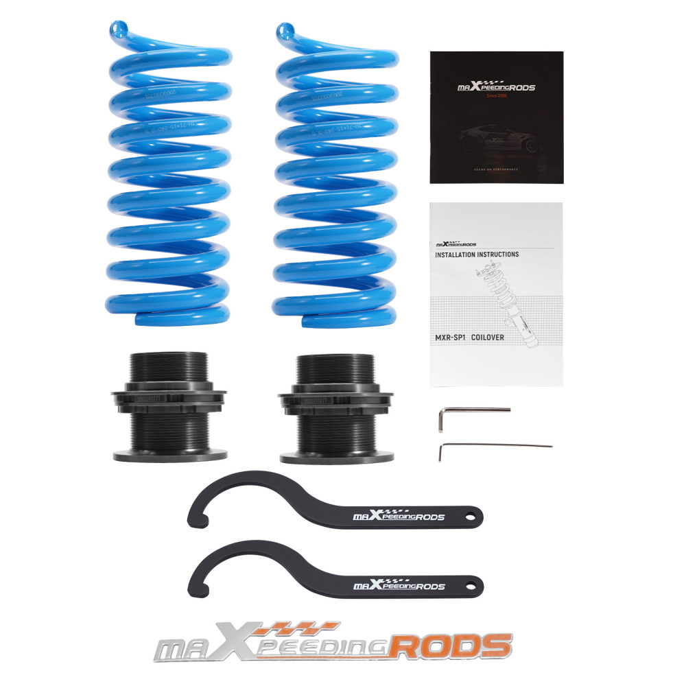 Ajustable Amortiguadores compatible para Mercedes-Benz Clase C W205 2015-2021 Coilovers