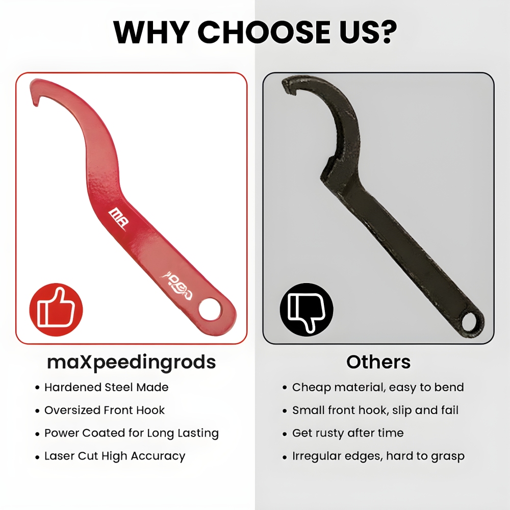 Compatible for BMW e46 E36 E39 E93 Coilover Suspension Universal C Spanners Lowering Kit