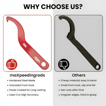 Compatible for BMW e46 E36 E39 E93 Coilover Suspension Universal C Spanners Lowering Kit