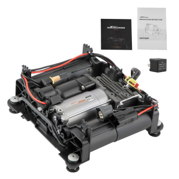 Air Suspension Compressor + Bracket + Relay compatible for Range Rover MK III 3 2002-2012