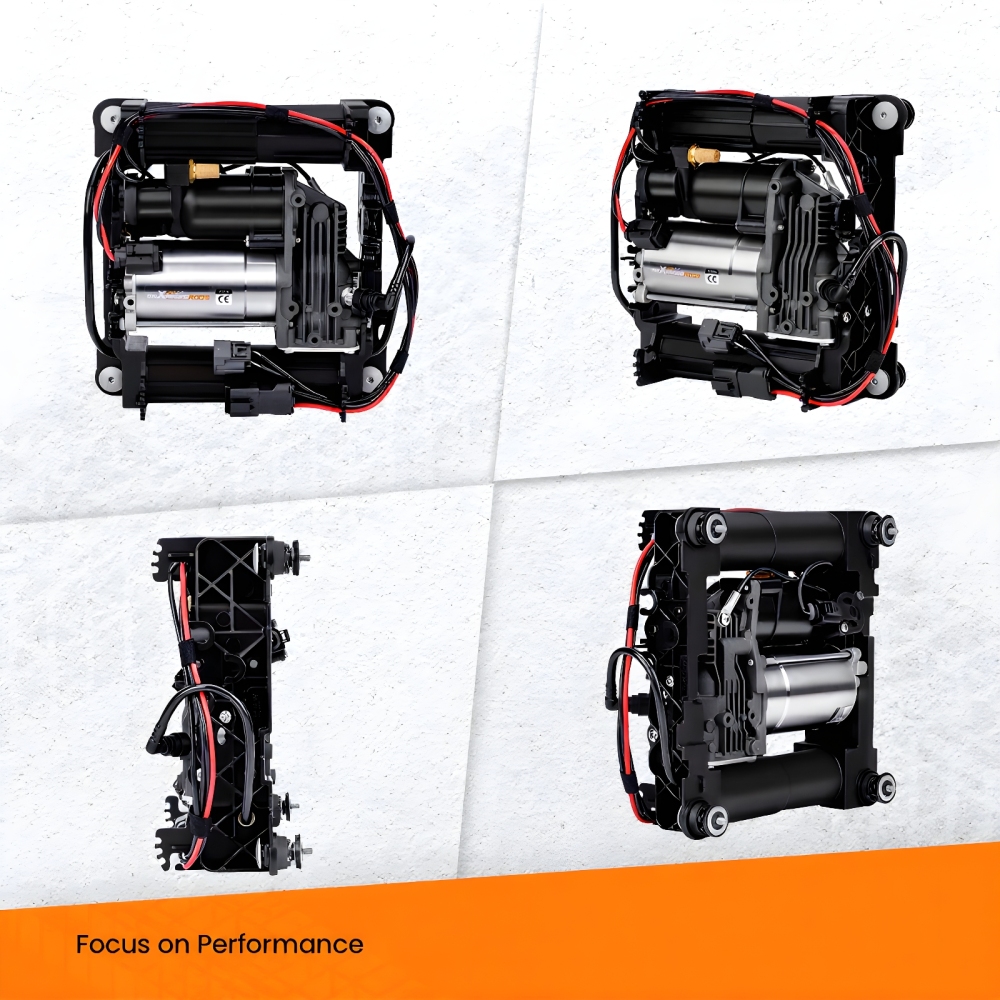 Air Suspension Compressor + Bracket + Relay compatible for Range Rover MK III 3 2002-2012