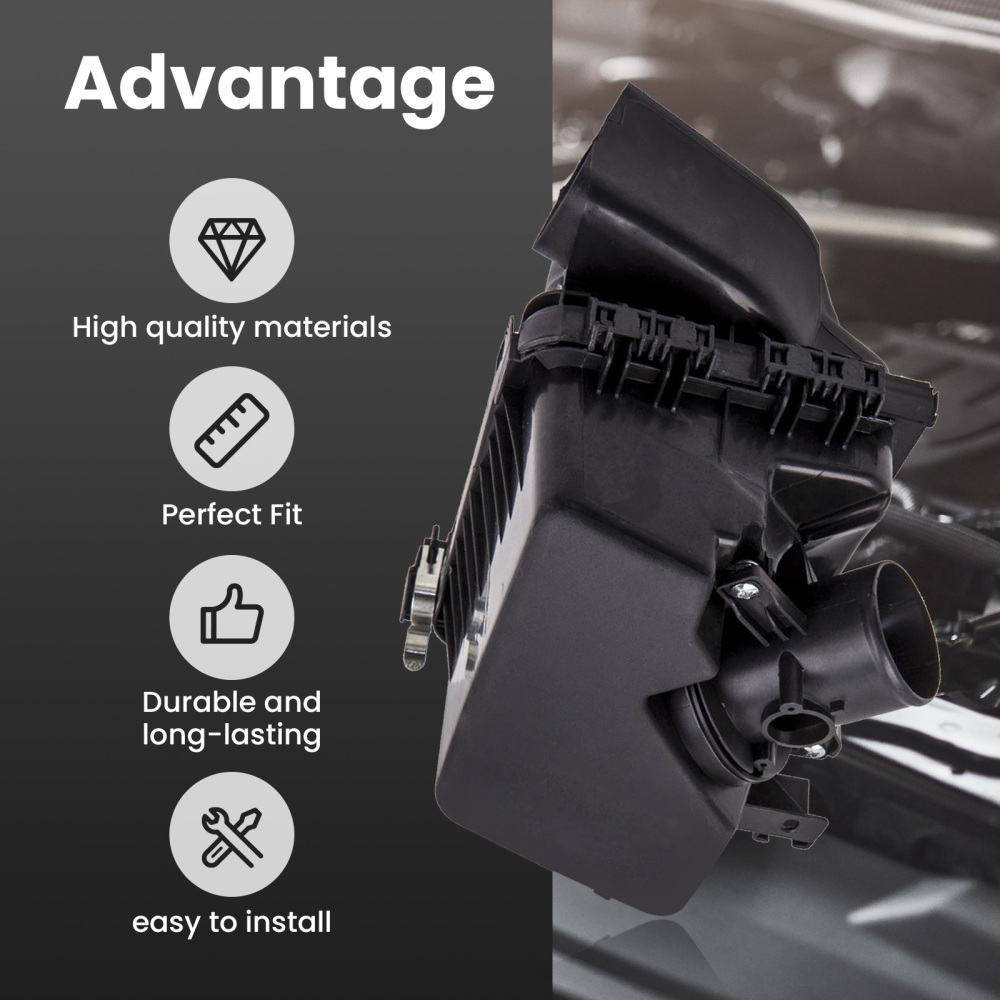 Air Cleaner Filter Box Compatible for Toyota Corolla 2010-2013 I4 1.8L (2ZRFE Engine / 1798CC Only )