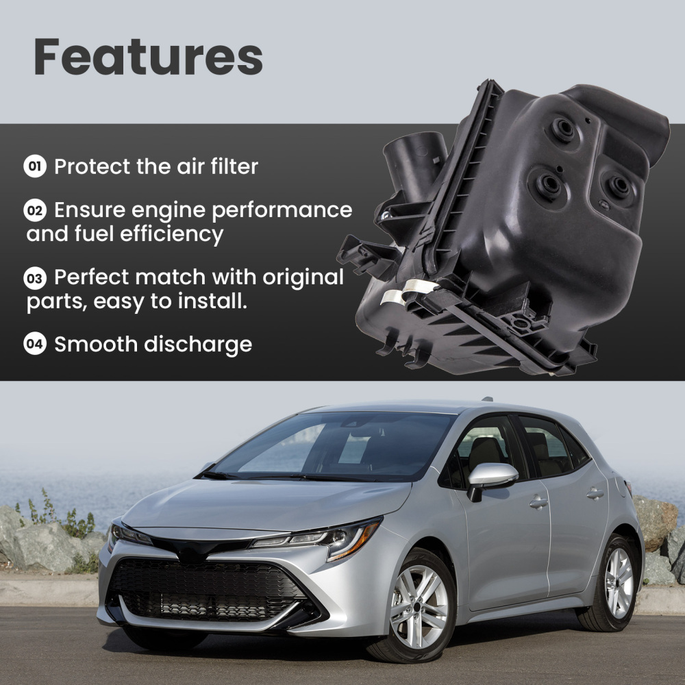 Air Cleaner Filter Box Compatible for Toyota Corolla 2010-2013 I4 1.8L (2ZRFE Engine / 1798CC Only )