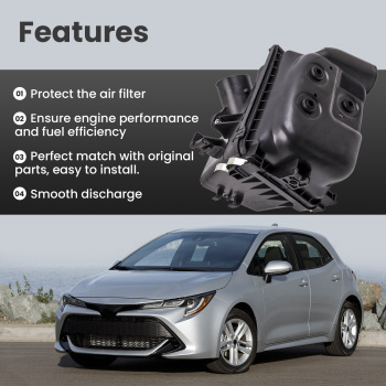 Air Cleaner Filter Box Compatible for Toyota Corolla 2010-2013 I4 1.8L (2ZRFE Engine / 1798CC Only )
