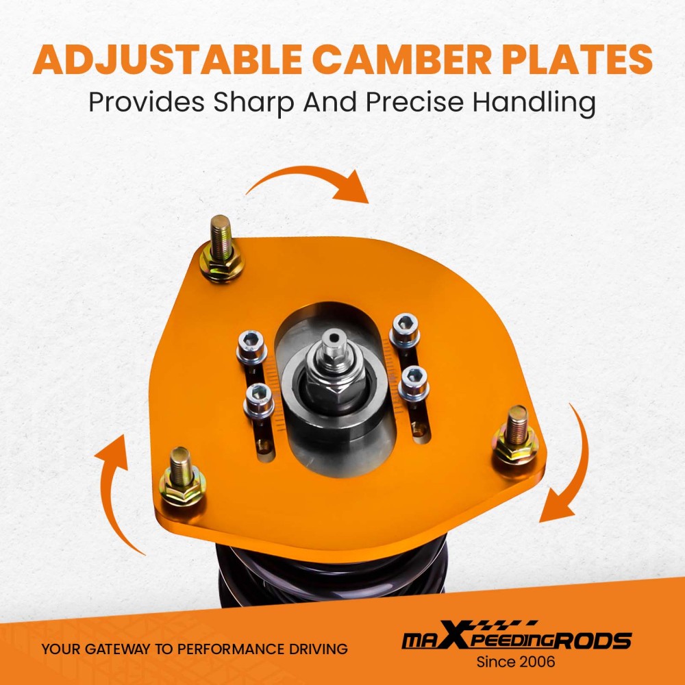 Front and Rear Coilover Kits compatible for Nissan sentra coilovers 2007-2012 24 Ways Adjustable Damper lowering kit