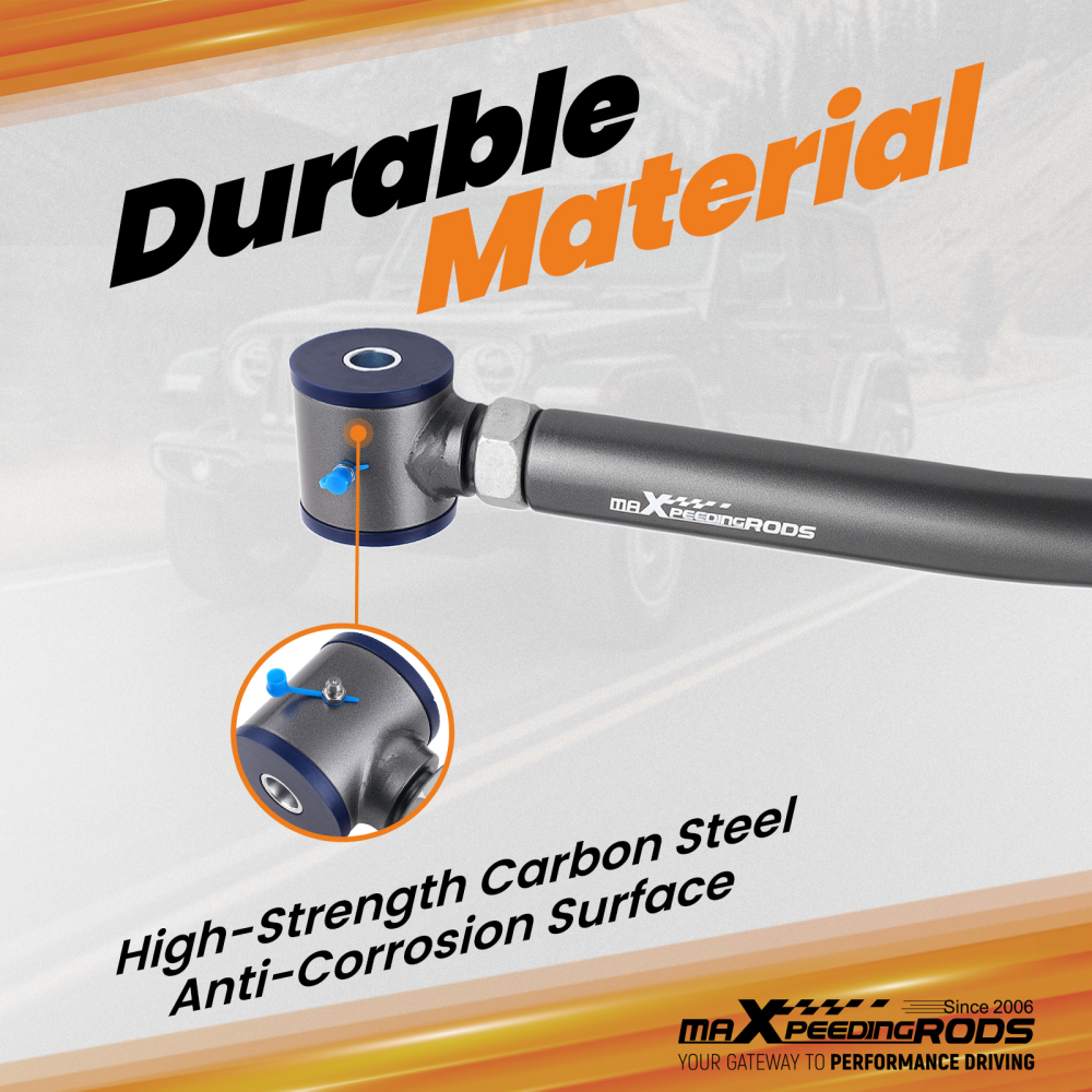 4Pcs UpperLower Adjustable Front Control Arms Compatible for Jeep Cherokee XJ 1984-2001